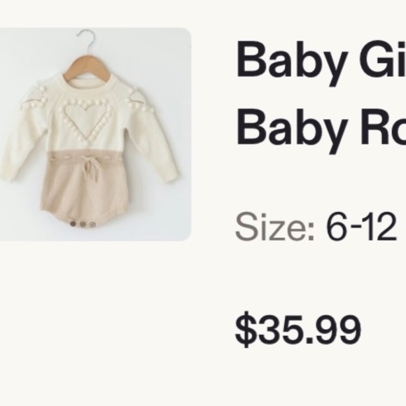 Sweater Bubble Bodysuit - Picture 3 of 3